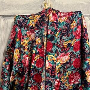 Maidenform Multicolor Floral Blazer